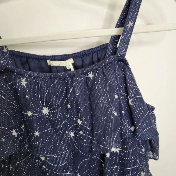 Anthro Floreat Starlit Off Shoulder Star Top - Picture 6 of 13